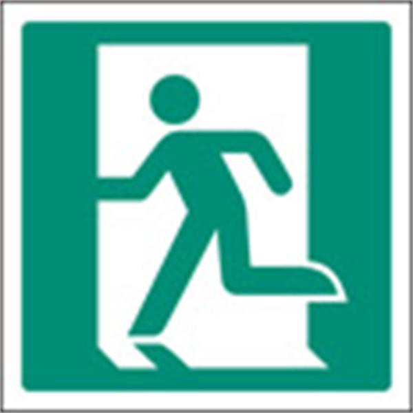 Running Man - Left Emergency Sign