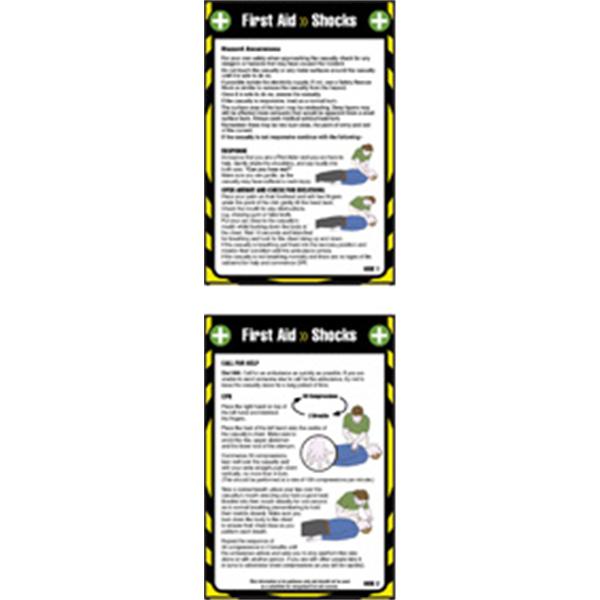 First aid shocks poster