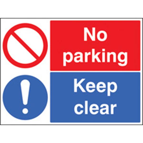 No Parking/Keep Clear Prohibition Sign