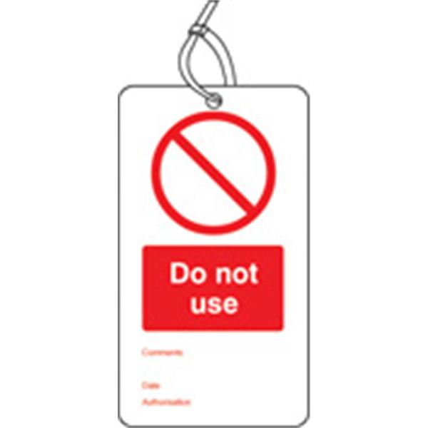 Prohibition Safety Tags
