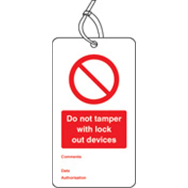 Prohibition Safety Tags
