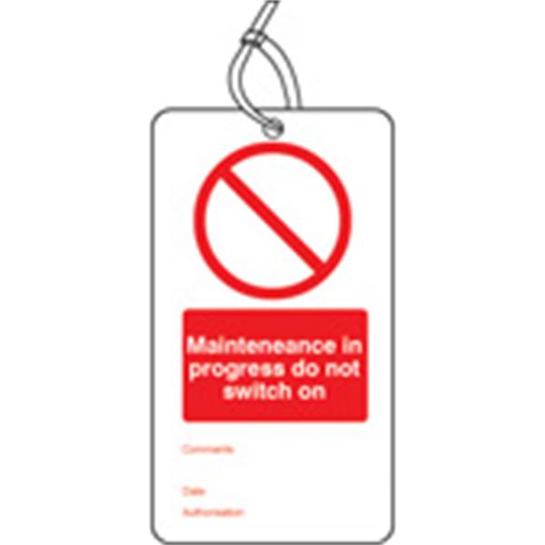 Prohibition Safety Tags