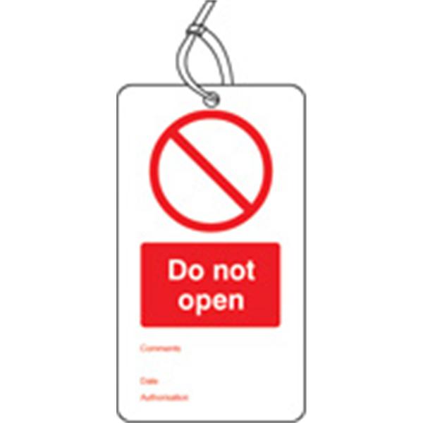 Prohibition Safety Tags