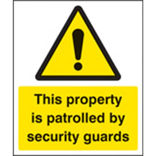 Window Label Security Signs
