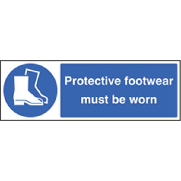 Protective Footwear Must Be Worn Mandatory Sign