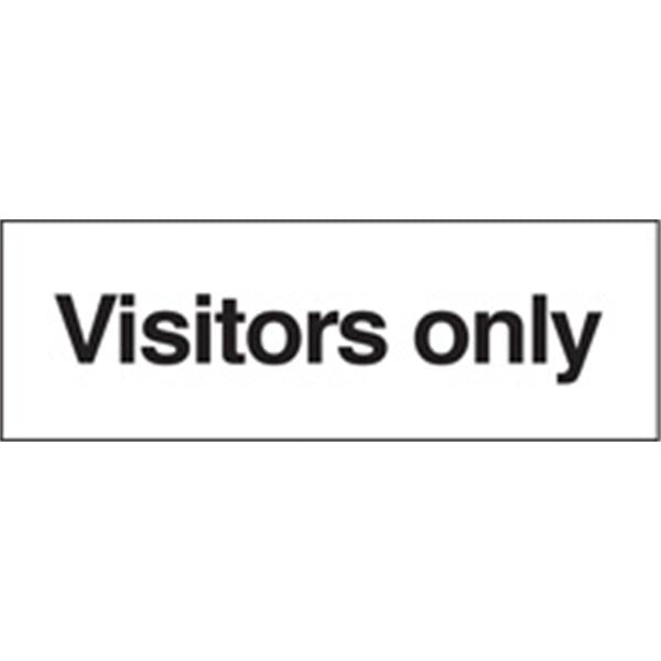 Visitors Only Car Park Sign