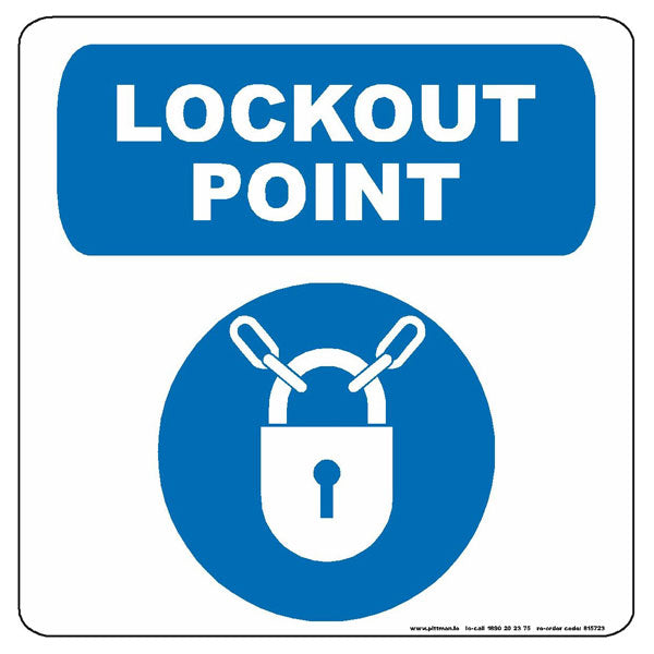 lockout point 100 x 100mm