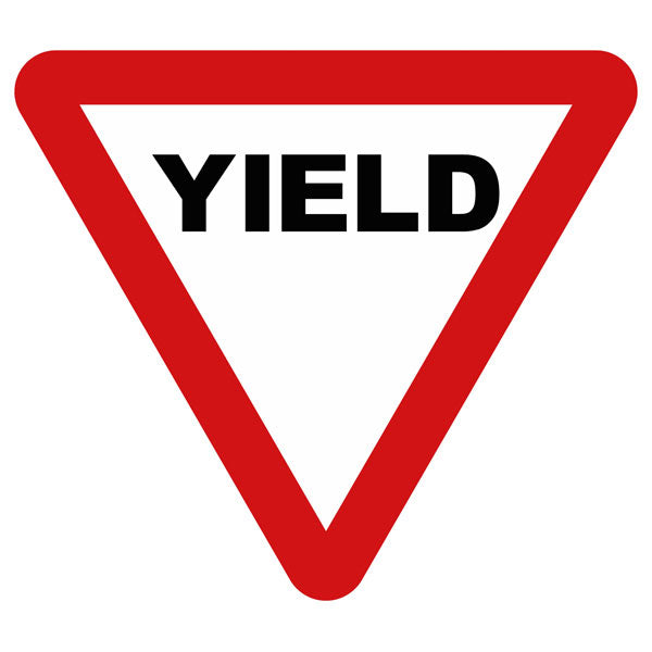 Yield Safety Sign
