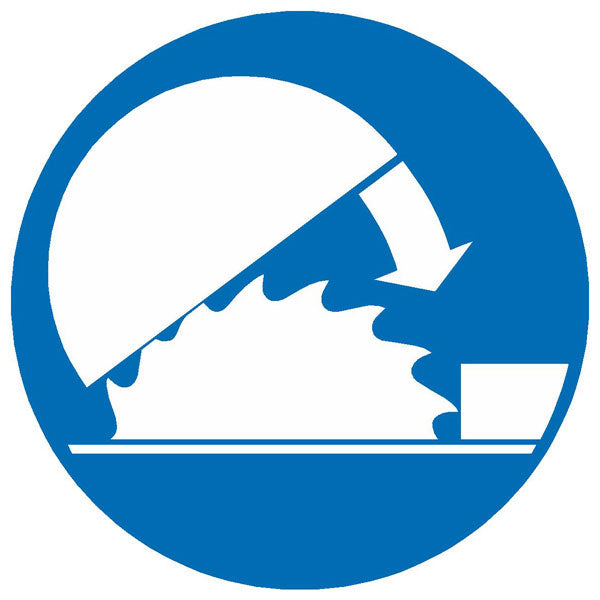 Mandatory Symbol Use Guards 100mm Sign