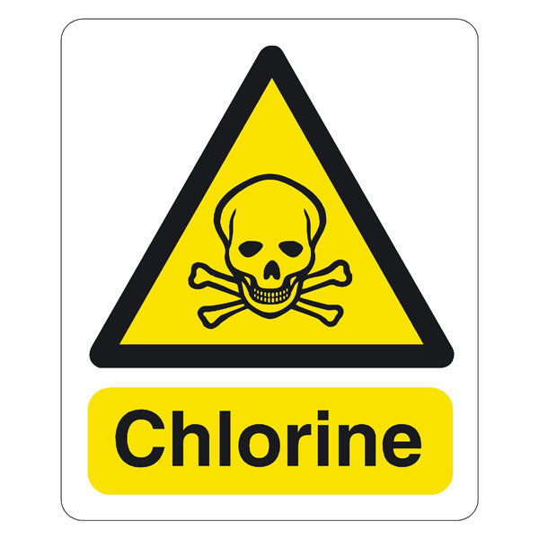Chlorine Warning Sign