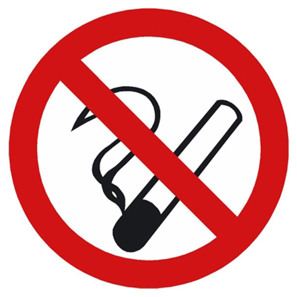 No Smoking Self Adhesive Vinyl (70mm diameter)