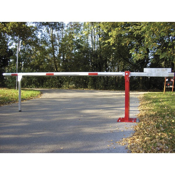 Access Barrier with Counterweight and Swing Post