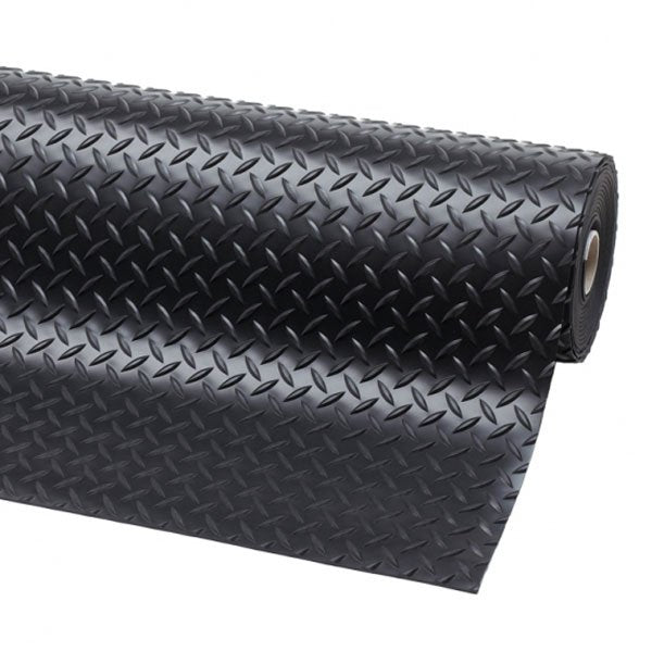 Diamond Plate Rubber Runner Black