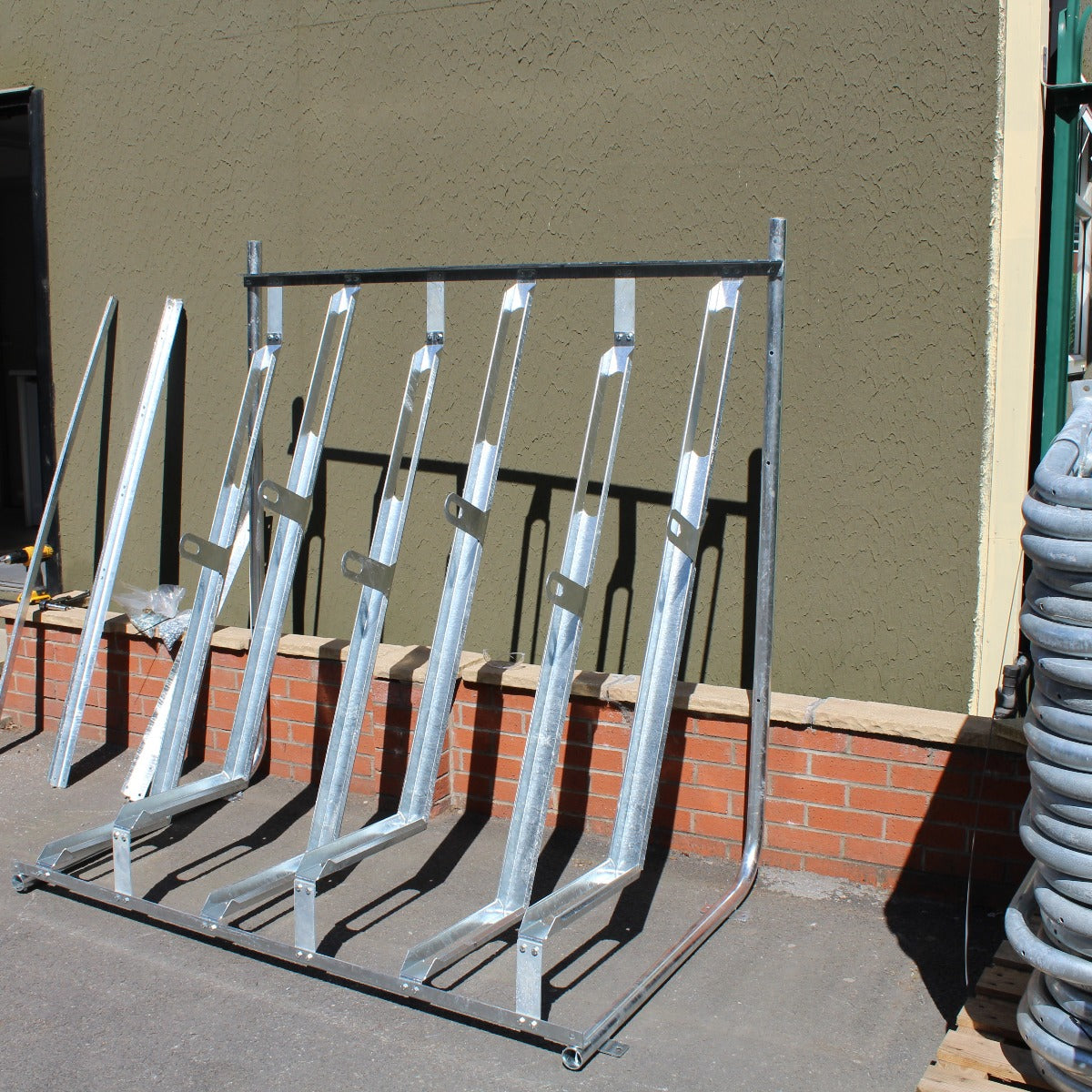 Semi Vertical Bike Rack