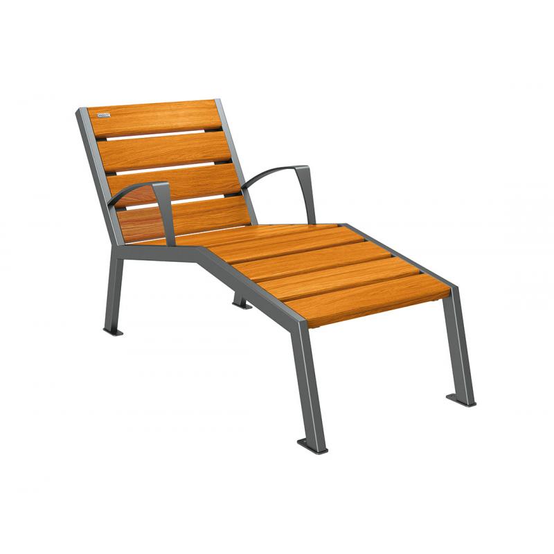 silaos wooden lounger