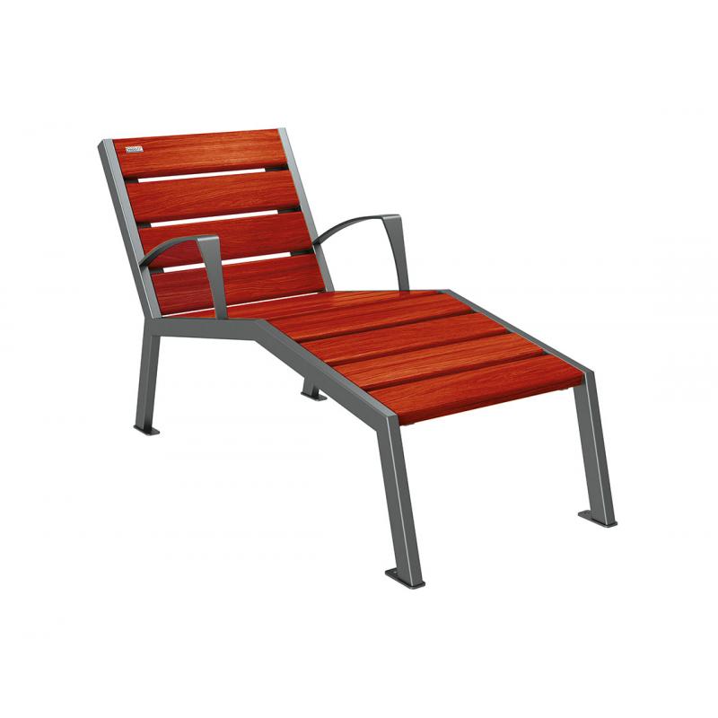 Silaos Wooden Lounger