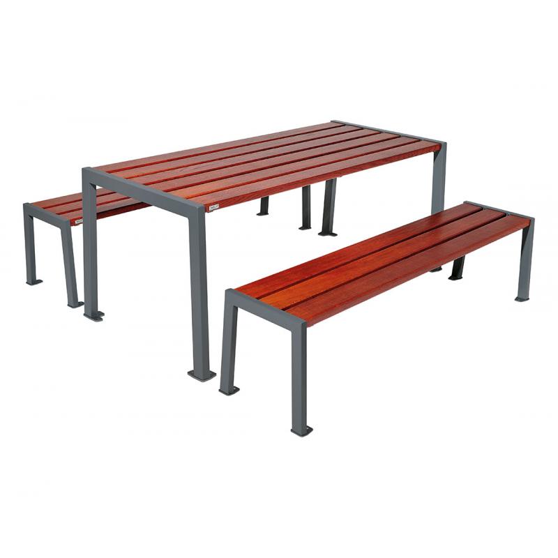 Silaos Wooden Picnic Table Set