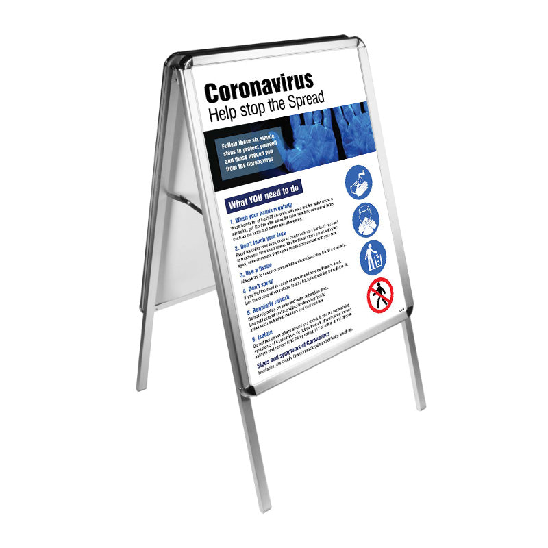 Snap Frame A-Board Double Sided Sign Frame