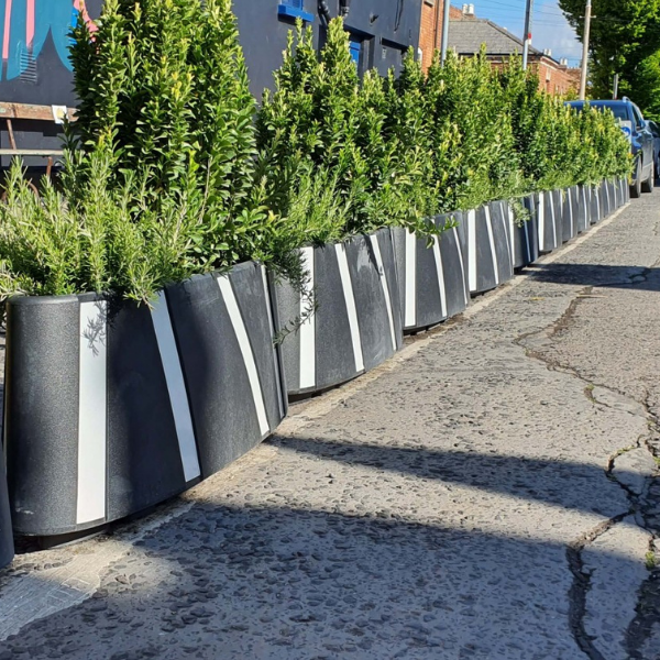 Zebra® | Planter Cycle Lane Separator