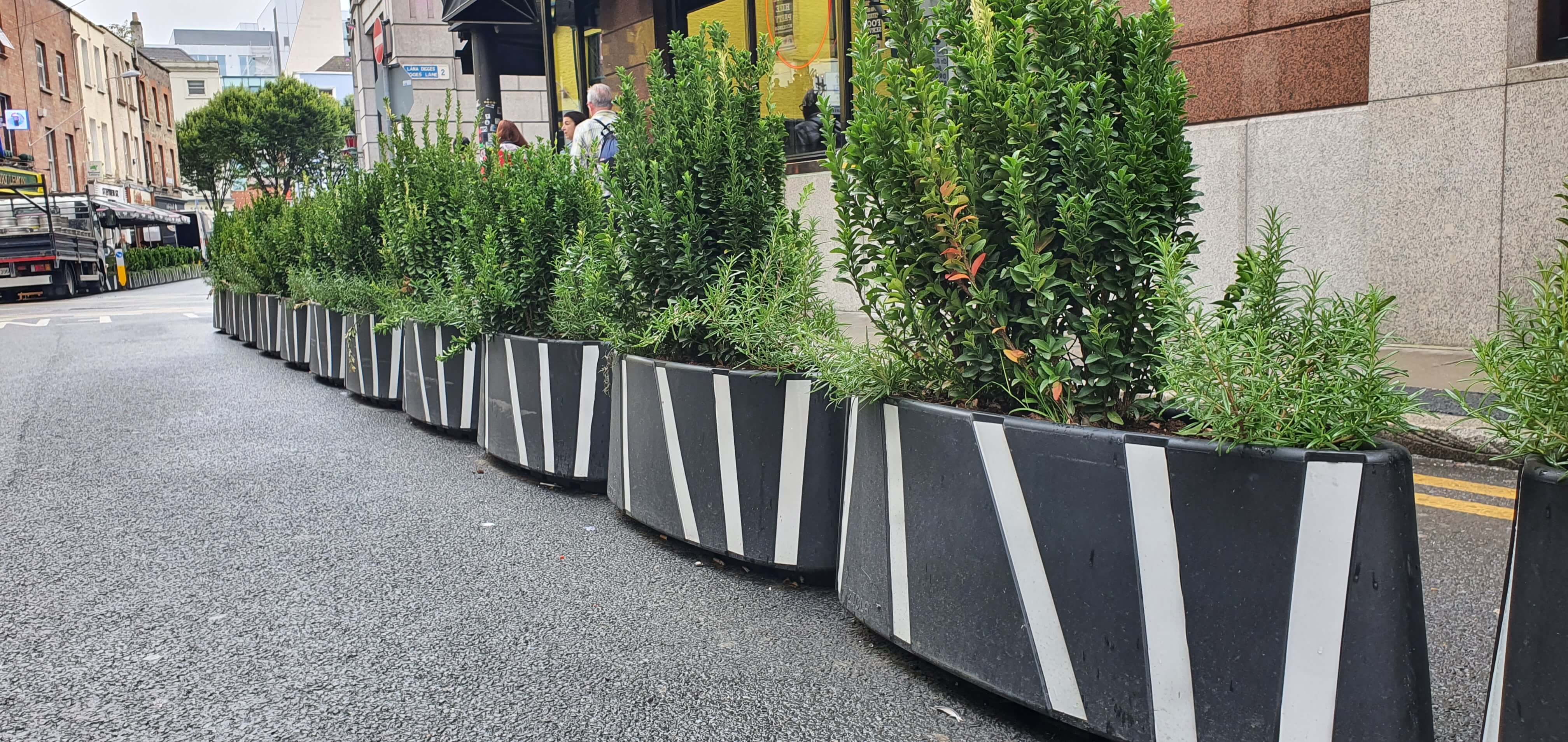 Zebra® | Planter Cycle Lane Separator