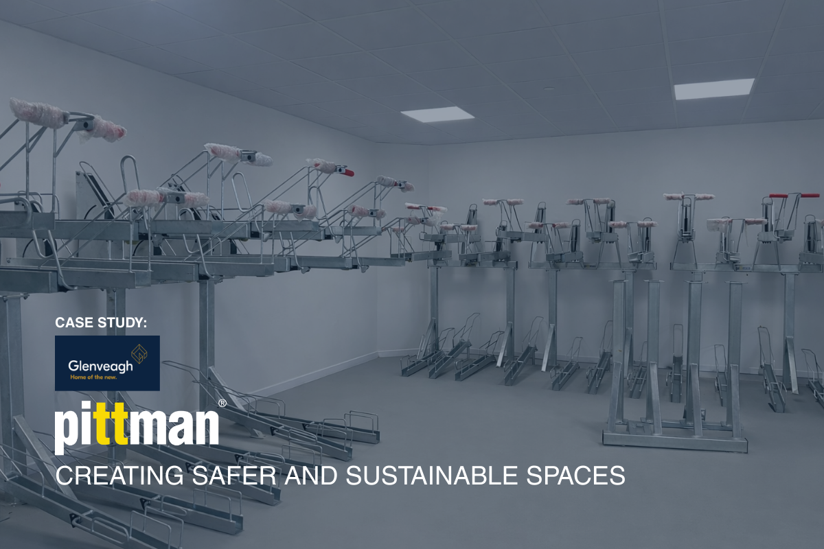 Space-Saving Two-Tier Bike Storage for a Glenveagh Residential Development