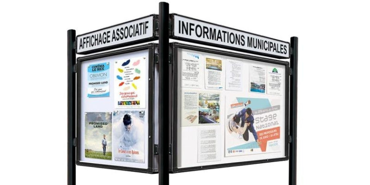outdoor notice boards