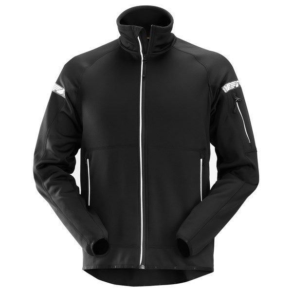 Fleece jacket with 37.5® Technology for temperature regulation.