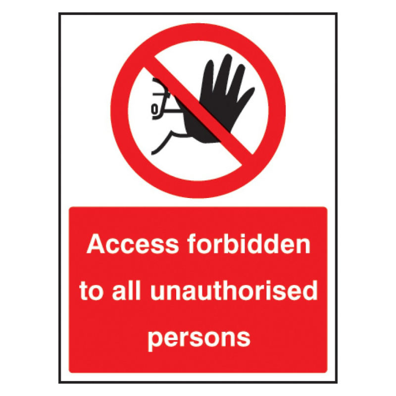 Forbitted Sign Access Forbidden Prohibition Sign | Pittman