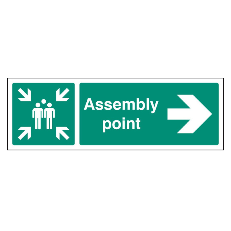 Assembly Point Ril Assembly Point Right Sign | Pittman