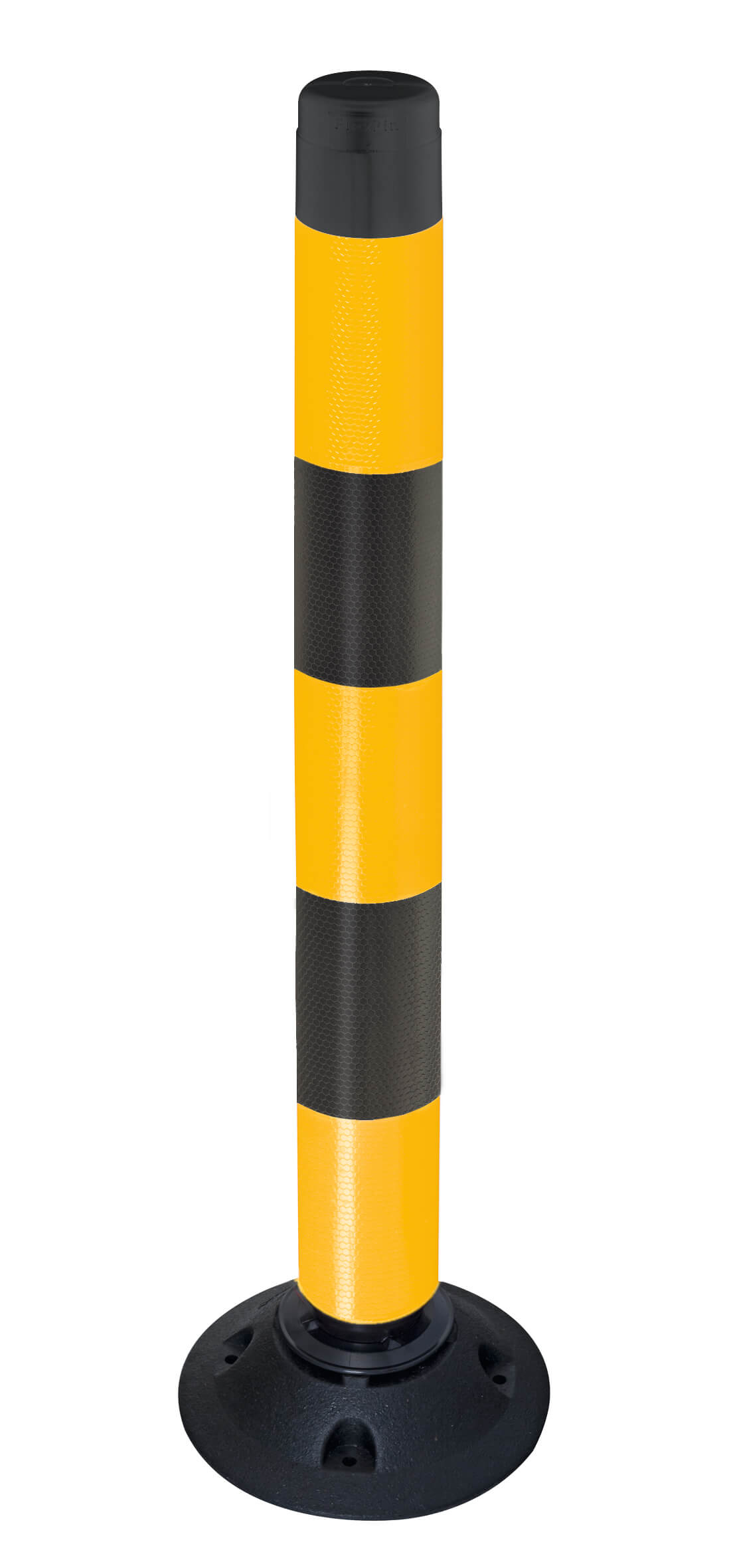 Autobahn Reflective Flexible Post - Black/Yellow