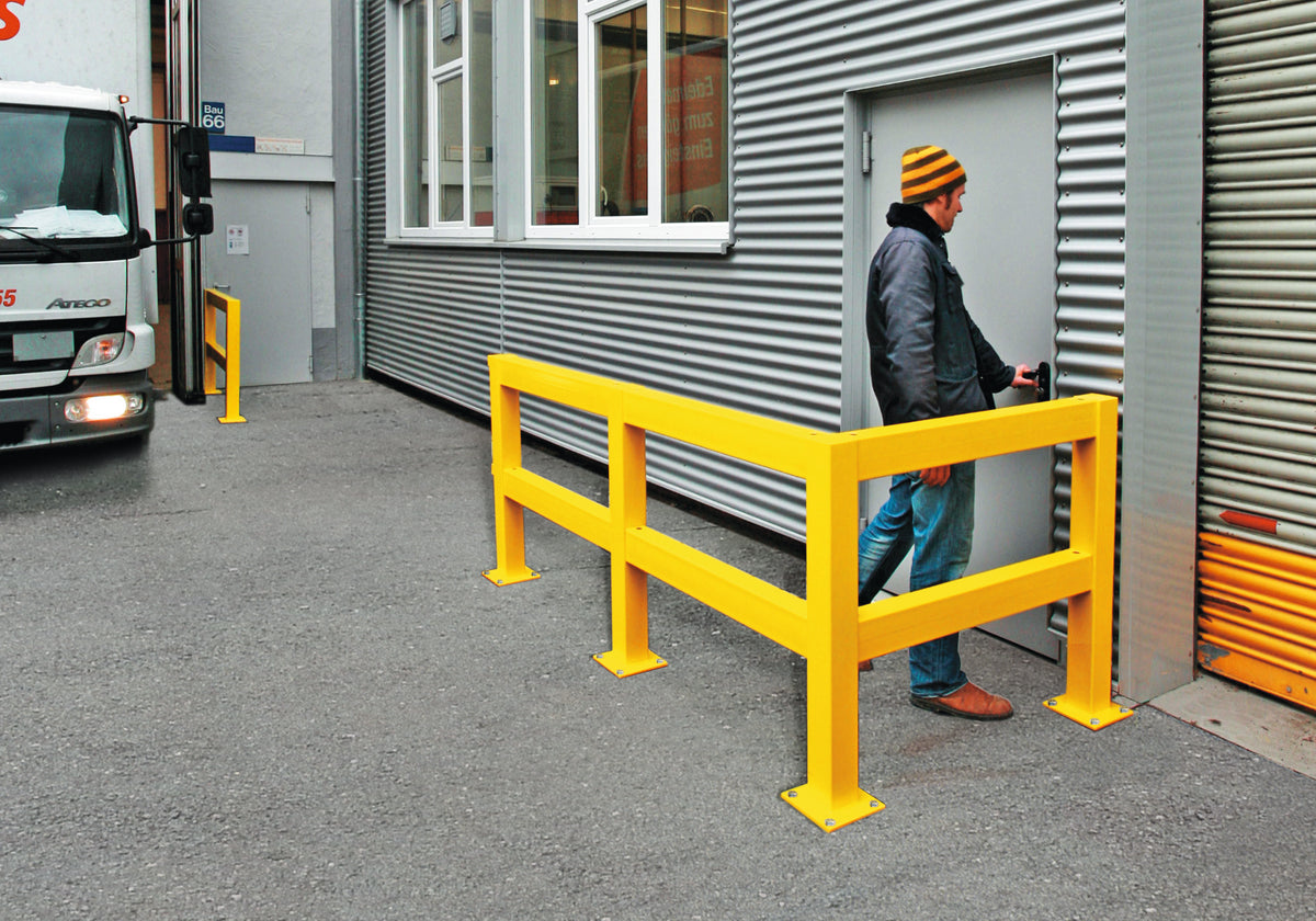Bull Rope Railing Black Bull Railing System - Bollard | Pittman