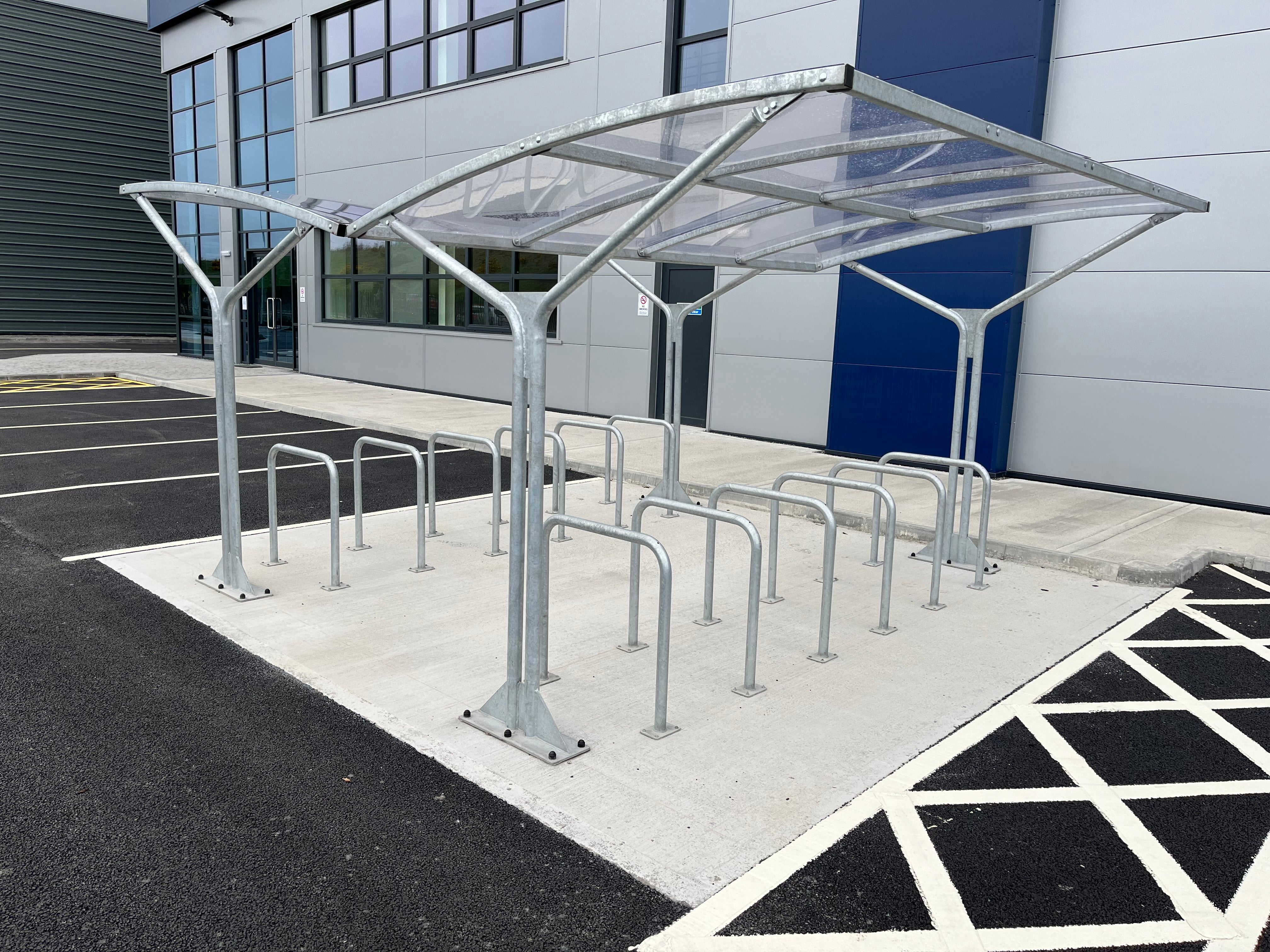 Bike Shelter Recycle Shelter 10 Bike Shelter