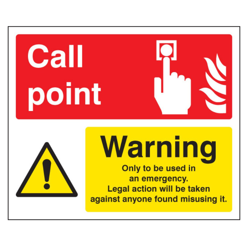 Call Point / Warning Sign | Pittman