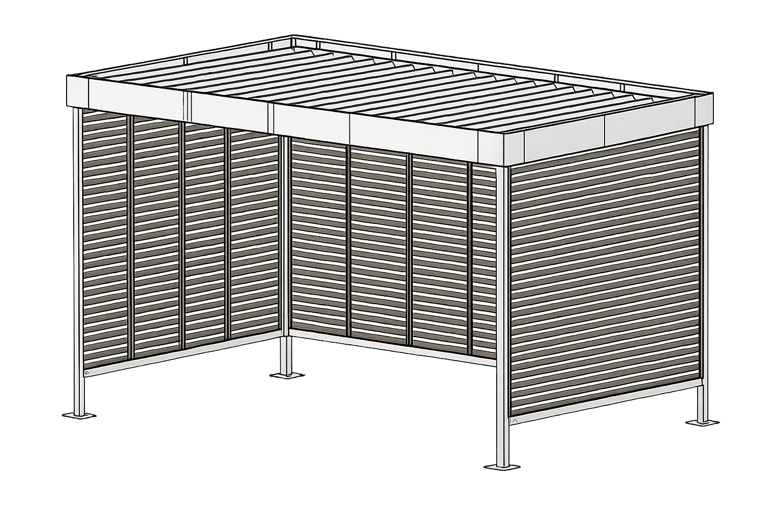 Pittman Oslo Cycle Shelter