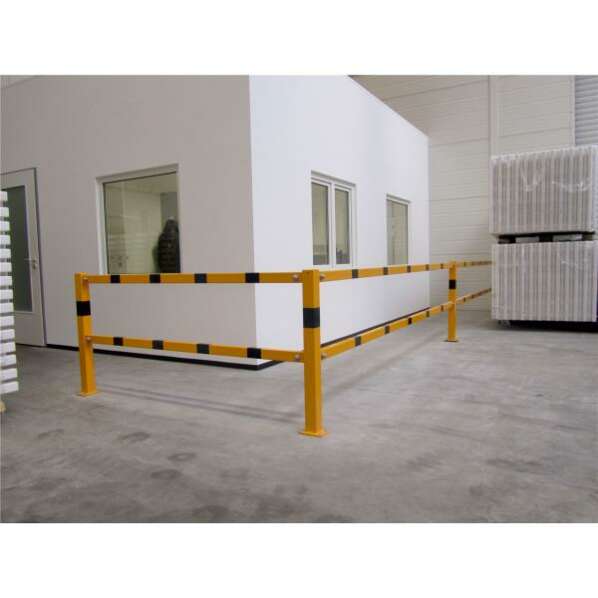 Defender Protective Railing System installed in warehouse