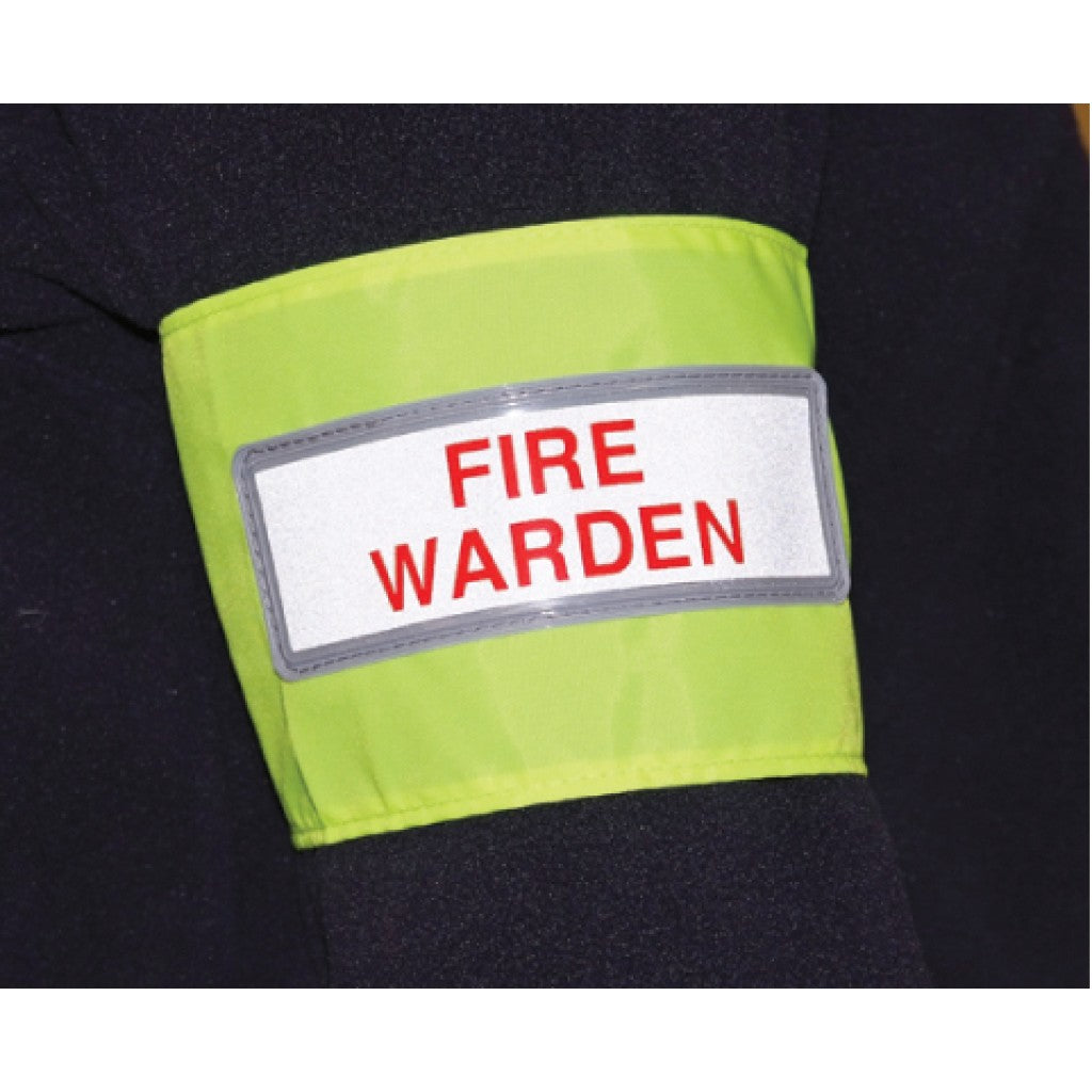 Fire Warden/Fire Marshal Reflective Armbands