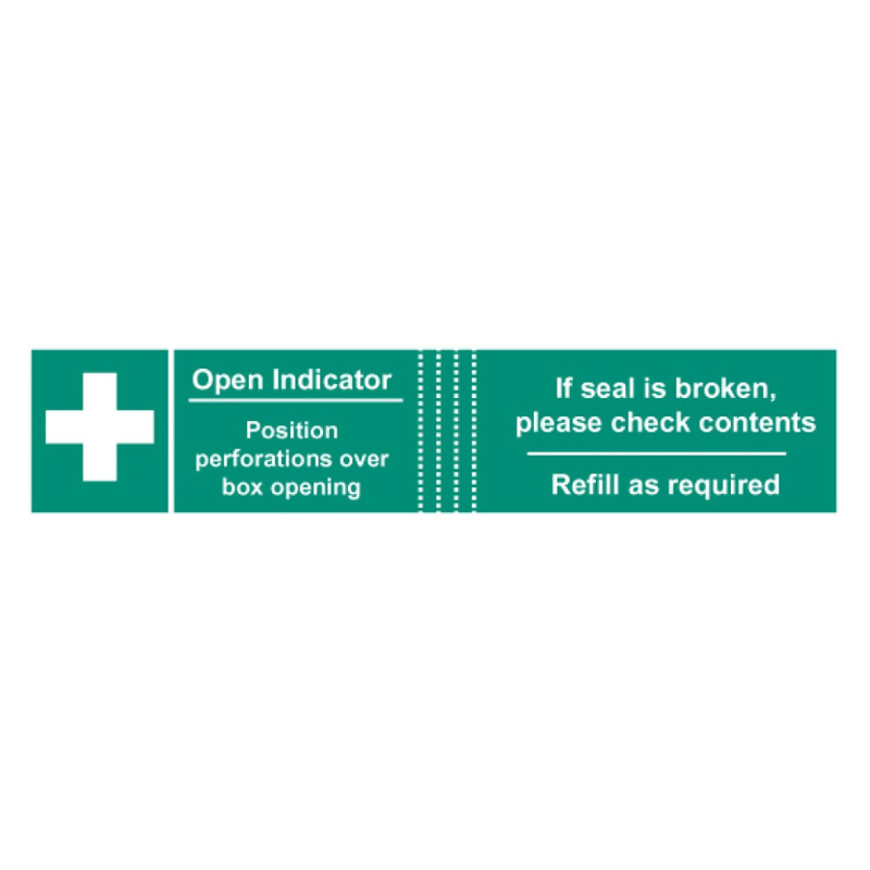 First Aid Tamper Labels