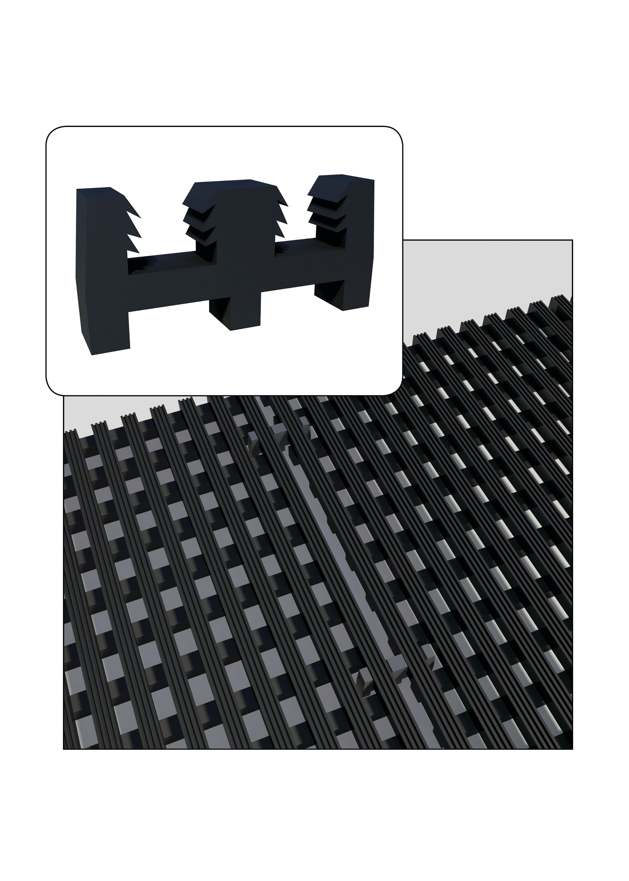 Flexdek Anti-Slip Mat Connector