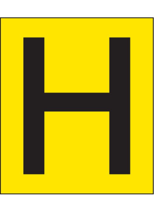 Hydrant Marker Safety Sign