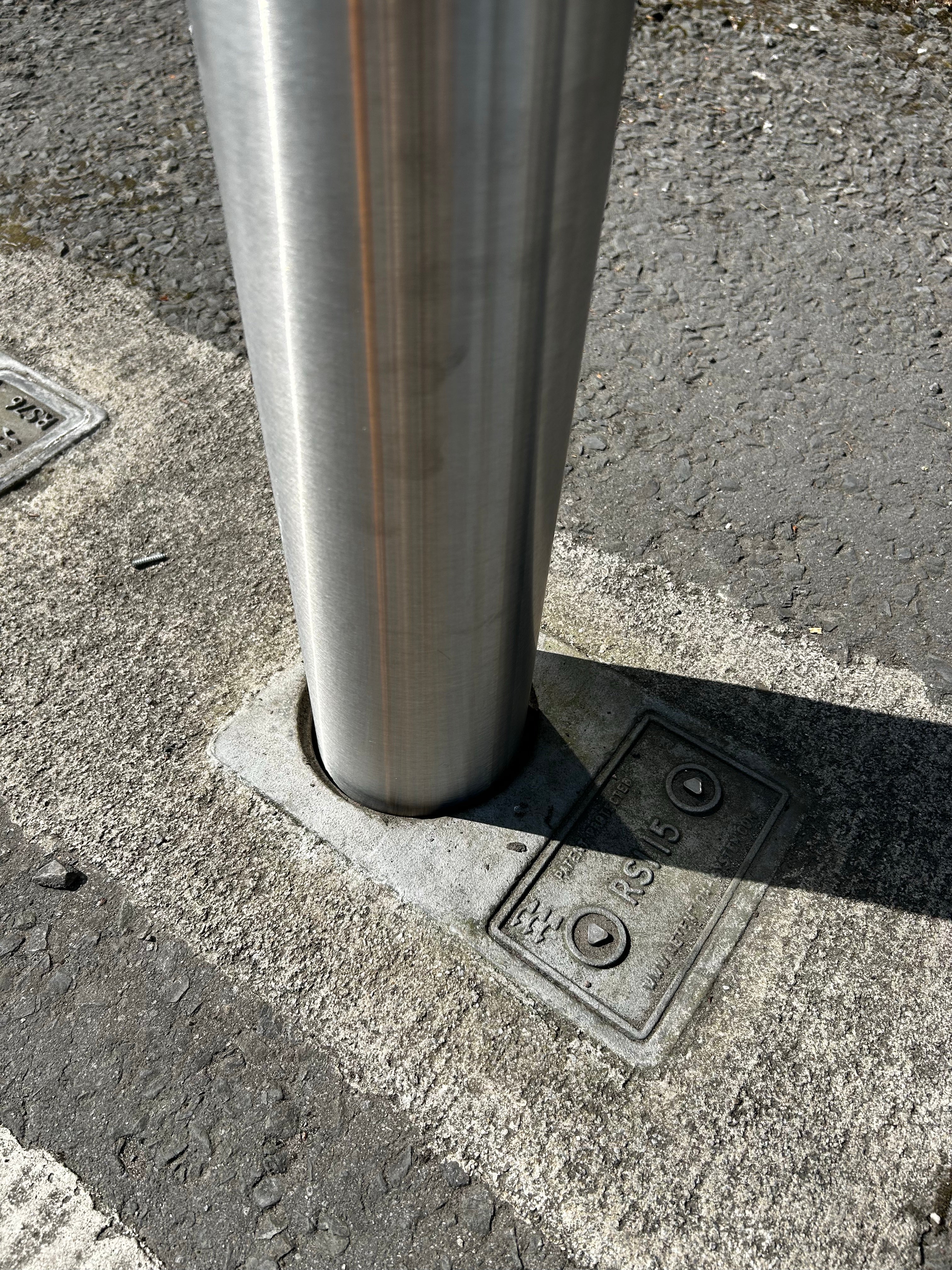 Mercury Sub Surface Mount Stainless Steel Bollard