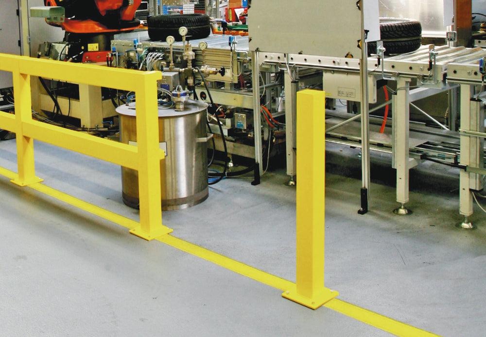 Metal Bull Rails Black Bull Railing System - Bollard | Pittman