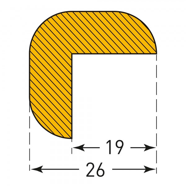 Right Angle Edge Protection Foam