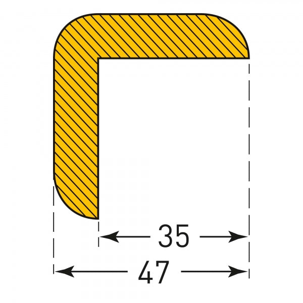 Right Angle Edge Protection Foam