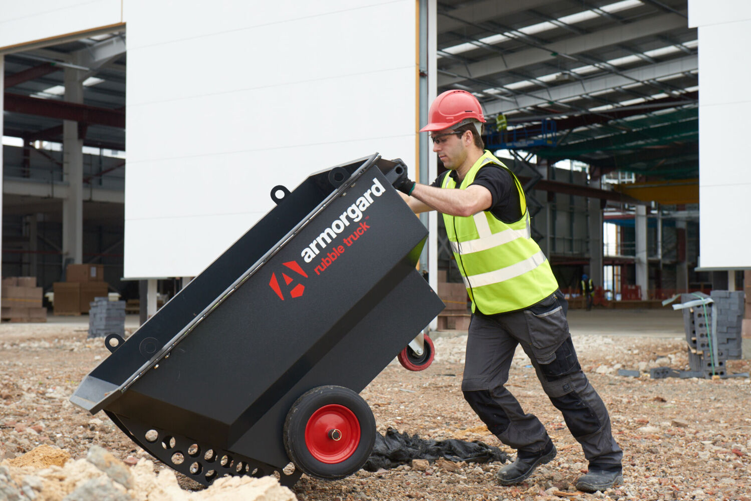 Armorgard Rubble Truck In Use