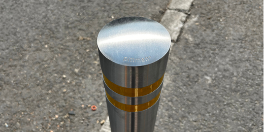 Mercury Surface Mount Stainless Steel Bollard