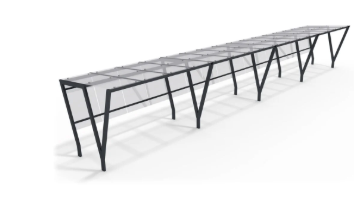 VISTA Bike Shelter Single (Glass/Sheet Roofing)