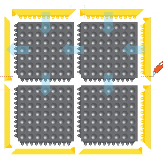 Skywalker HD Anti-fatigue Tile Installation Instruction