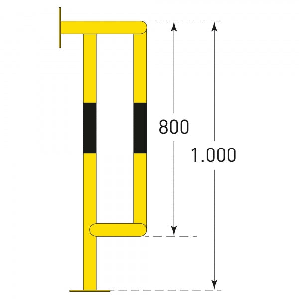 Traffic-Line Vertical Pipe Protectors