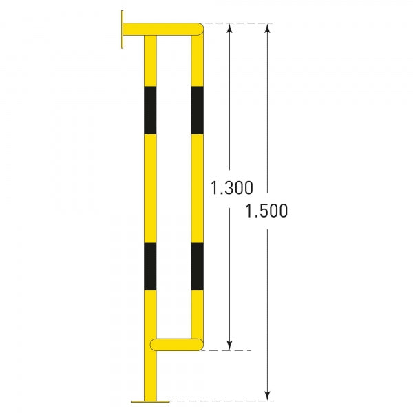 Traffic-Line Vertical Pipe Protectors