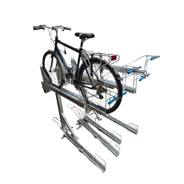 Bike Rack Double Stack Profile DoubleDeck™ Two-Tier Bike Rack | Pittman